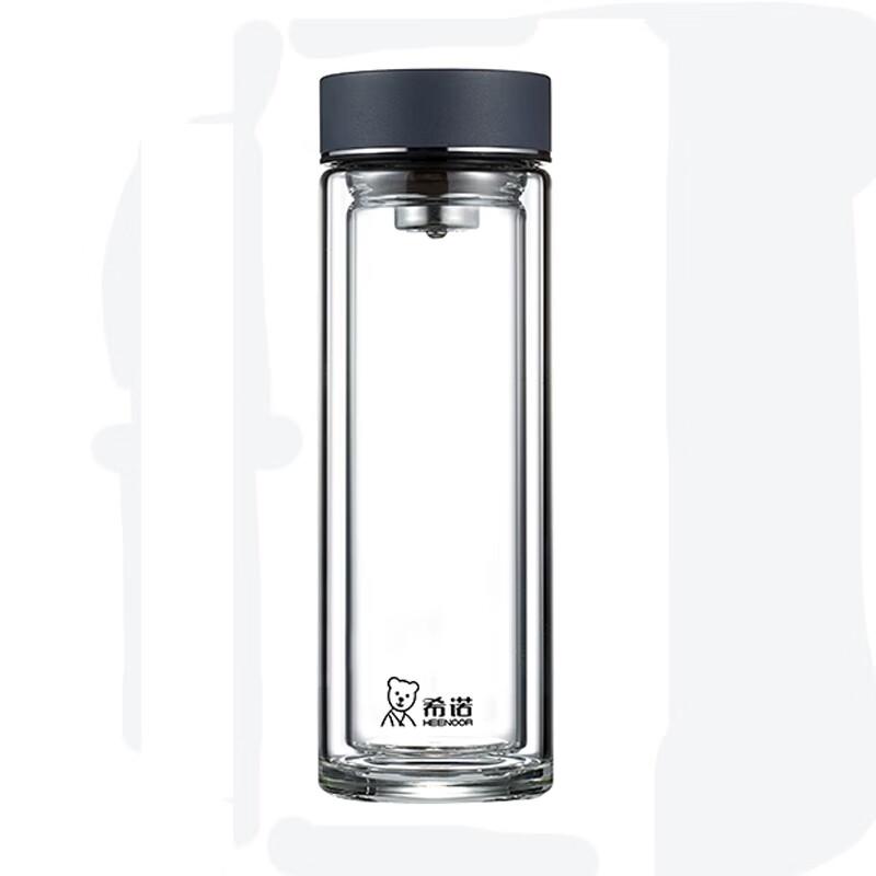 Xinuo Double Wall Glass Tea Infuser Mug