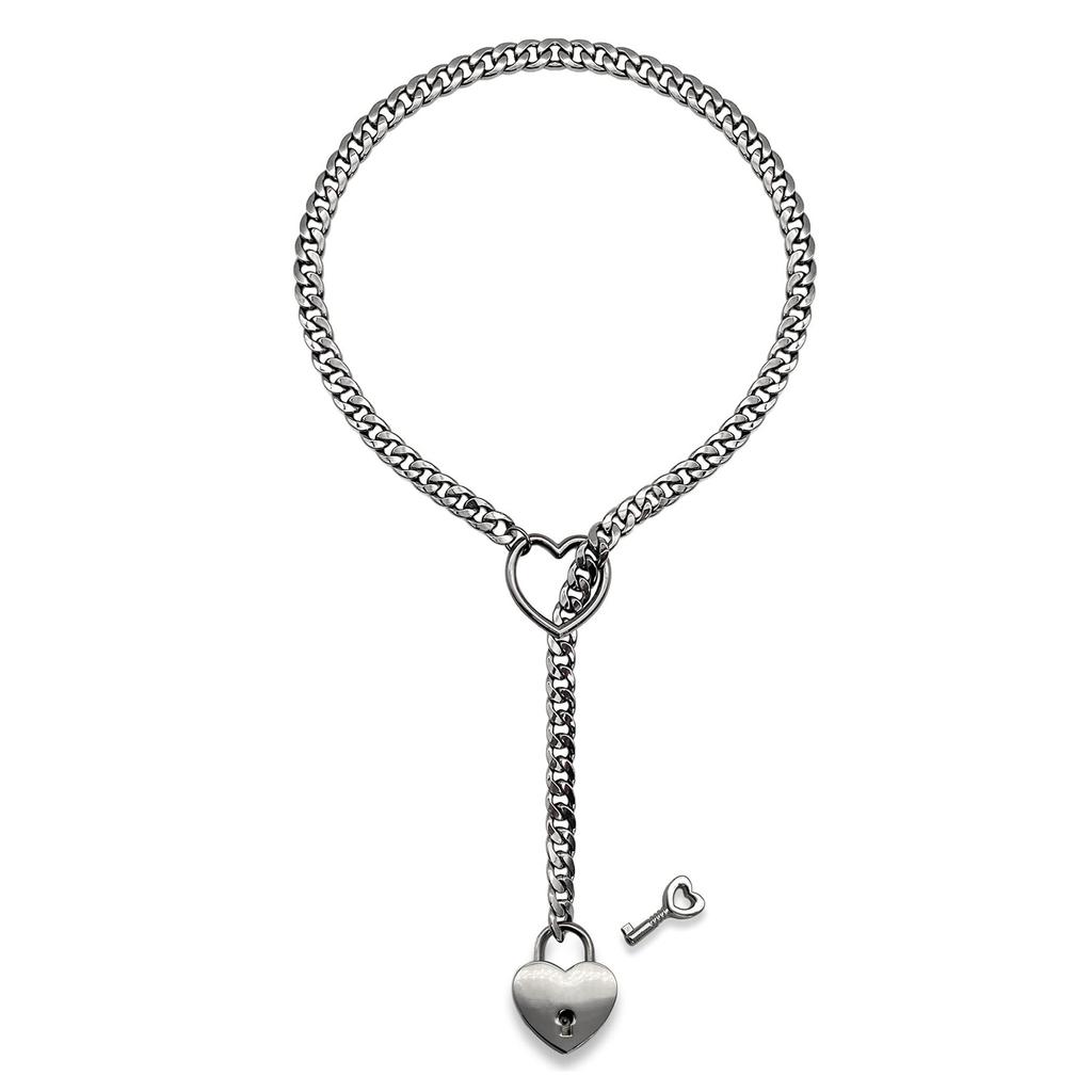 Love Heart Pendant Necklace Women Fashion Adjustable Clavicle Chain Temperament Neck Jewelry Hiphop Choker Collar Chain