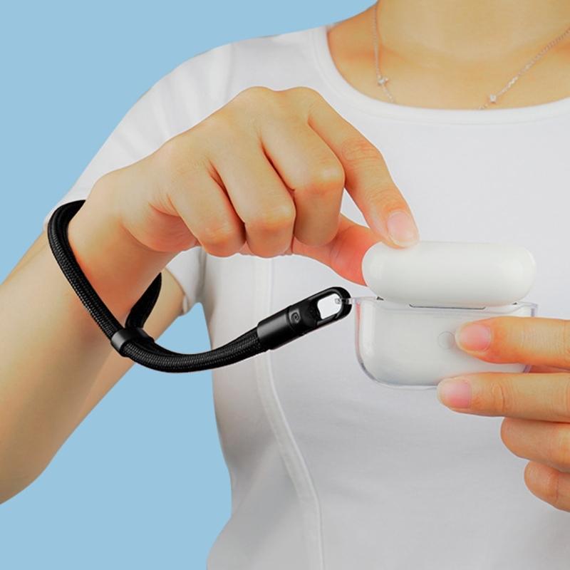 Smycz na telefon opaska na nadgarstek krótkie paski do telefonu z obrotem 360 stopni wzmocniony nieślizgający się sznurek akcesorium na długą podróż