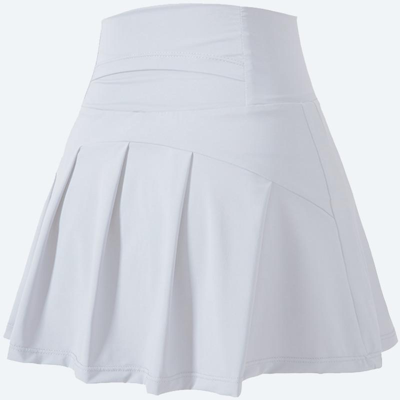 Women Quick Dry Breathable Tennis Skirt With Anti Slip Shorts Lining