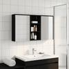 Bathroom Cabinet Set 3 Pcs 116 X 16 X 62.5 Cm Engineered Wood