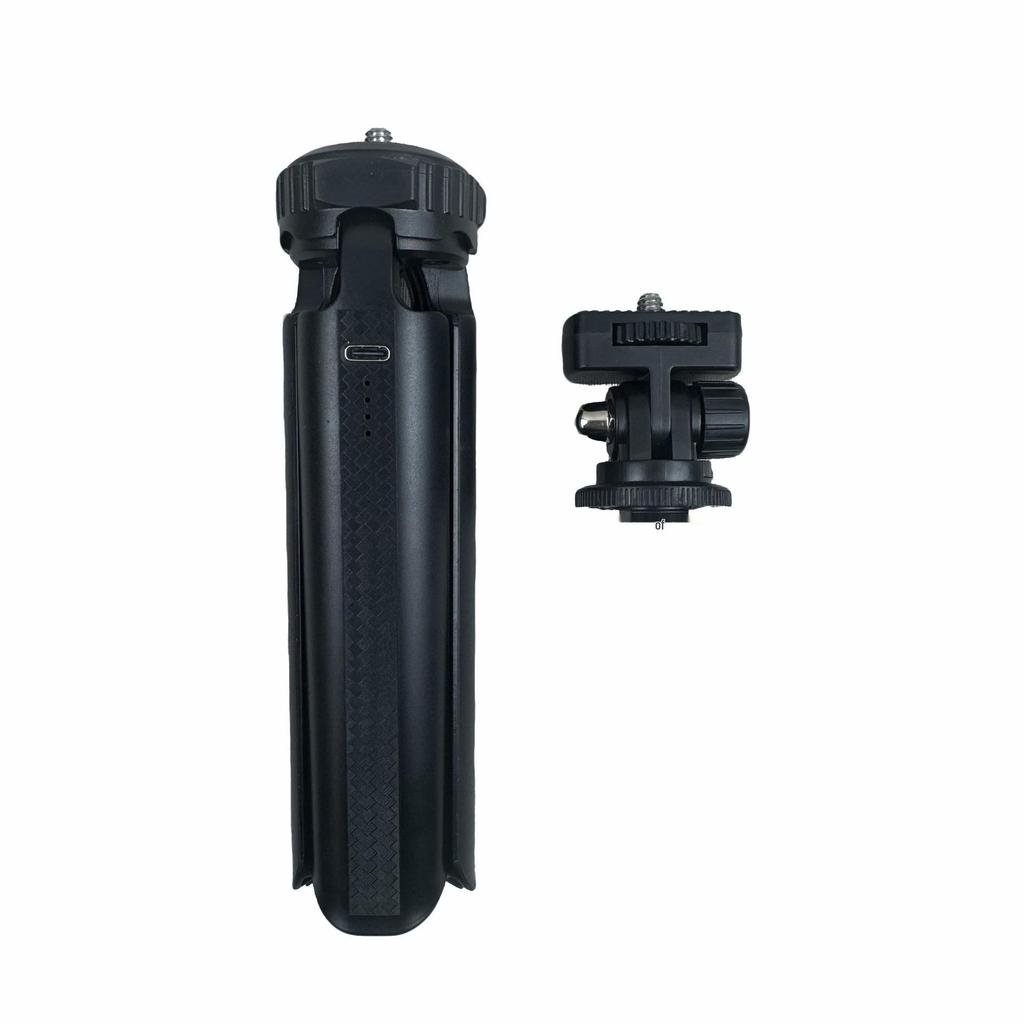 Rechargeable Selfie Stick with Tripod, Power Bank & Hot Shoe Ball Head