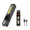 Bright Rechargeable LED Flashlight Camping Work Torch Rotatable Head With 5 Lighting Mode With Magnet Waterproof Emergency Light