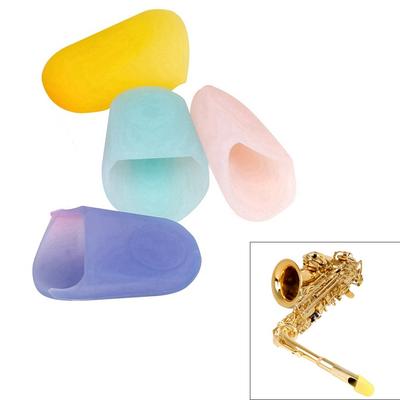 Gekleurde Siliconen Saxofoon Mondstuk Dop Duurzame Beschermhoes Voor Alto Tenor Sopraan Sax Mondstuk Klarinet Mondstuk