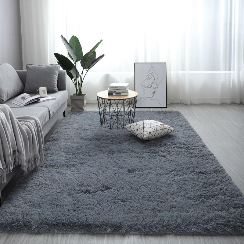 White Fluffy Carpet Plush Carpets Living Room Decoration Thicken Bedroom Bedside Mats Non-Slip Children'S Room Soft Large Rugs