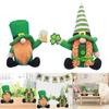 Faceless Gnome Doll Scandinavian Felt Dwarfs Doll for StPatricks Day Home Tabletop Decoration Carnival Party Props Doll