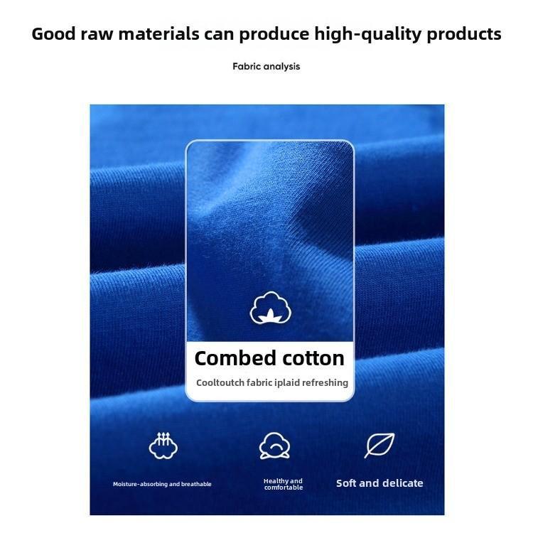 GMXIA Cotton Summer Short Sleeve T-shirt Men's and Women's Half Sleeve Fashion Casual Student Top Plus Size Base Shirt