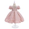 Sukienki dziecięce dla dziewczynek elegancka suknia ślubna księżniczki dzieci w stylu Vintage suknia wieczorowa bal bożonarodzeniowy Vestidos 3 8 10 lat