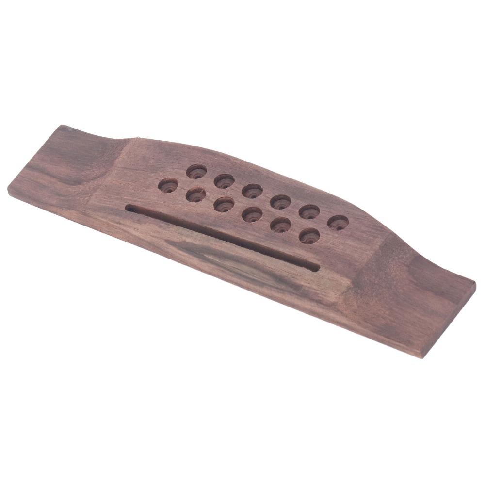 Ponte Acustico in Palissandro Colore Legno Parti per Chitarra Chitarre Acustiche a 12 Corde