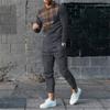 Men Sweatshirt Sweatpants Sets Print Men's Clothing T Shirt Pants Suits Oversized T-shirts Trousers Outfits Male Tops Tracksuits