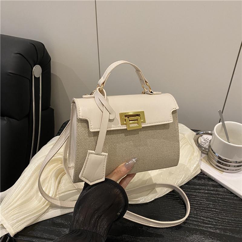 Premium texture handbag women's 2025 new trendy fashion versatile shoulder messenger bag retro foreign style small square bag