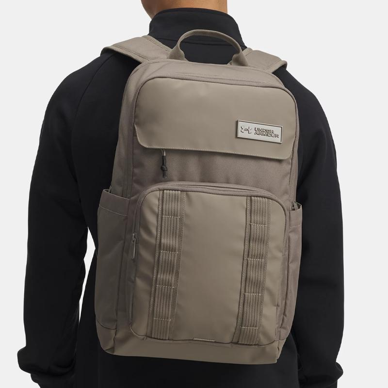 Under Armour Triumph Campus Pro 24.5L Durable Waterproof Polyester Backpack Unisex Backpack Gray 6000518-200