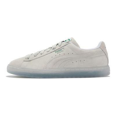 Suede Series Translucent Retro Low-Top Sneakers Unisex Sneakers White 383894-01