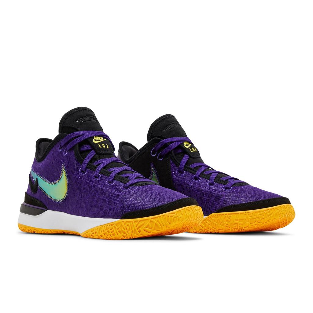 Nike Zoom LeBron NXXT Gen EP 'Lakers' (Unisex) Court Purple / Black / Light Thistle Heather / University Gold / Opti Yellow Basketball Shoes