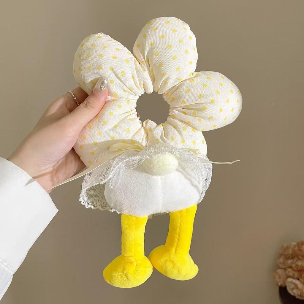 Mickey Polka Dot Cartoon Scrunchie Hair Tie Accessory 2025