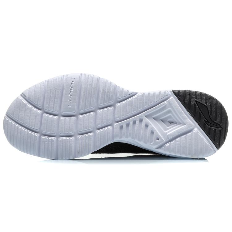 Li Ning Cushioning Low Top Running Shoes Unisex Standard Black ARHQ227-1