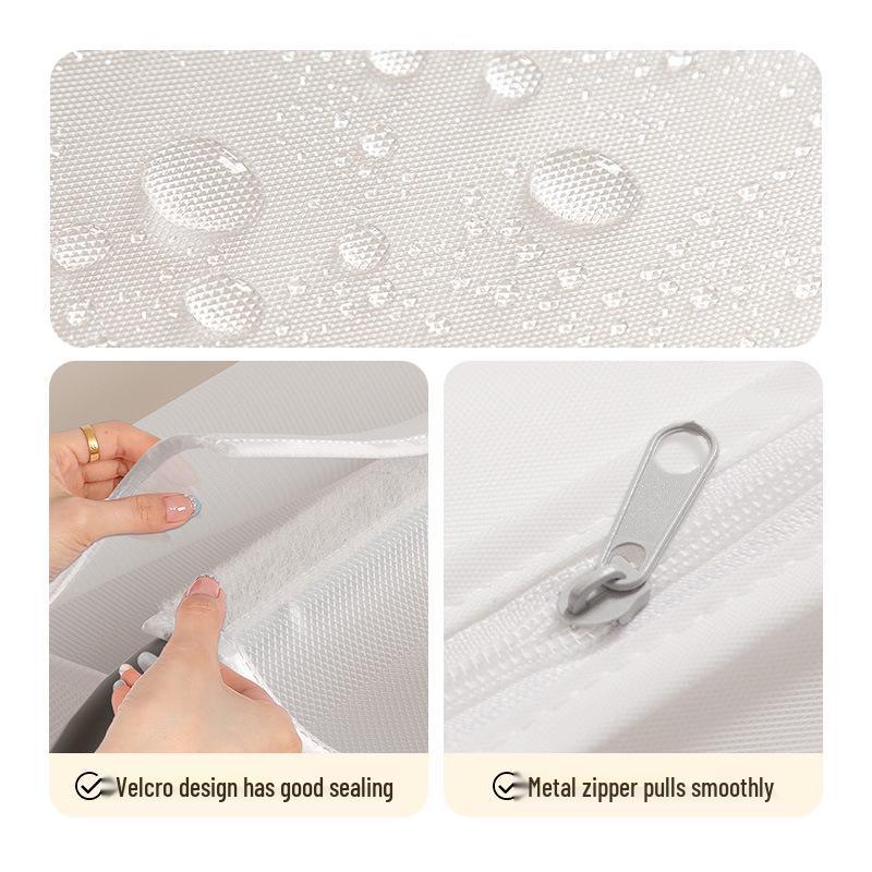 Housse de garde-robe transparente 3D anti-poussière: Protection des Vêtements et Manteaux