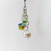 Adorable Ice Cream Design Crystal Phone Lanyard Green Pendant Keychain Gift Unisex Ice Cream Cup Keychain for Her