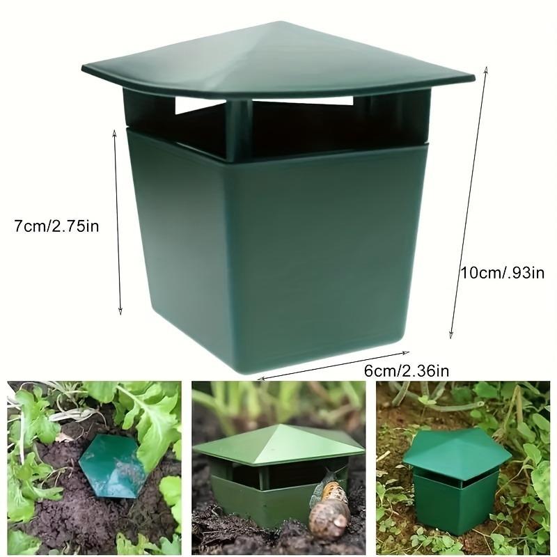 7pcs Garden Trap for Snails and Slugs, Durable Plastic Pest Catcher for Outdoor Garden Farm Use