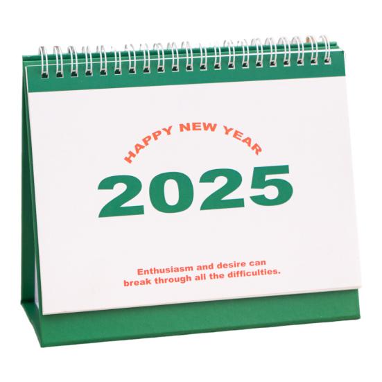 2025 Kleiner Tischkalender, stehender Flip-Desktop-Kalender, Monatsplaner, Zeitmanagement-Organizer für das Home-Office und die Schule