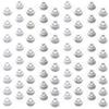 1Set Miniature Plastic Christmas Ball Caps Pendant End Covers Hanging Ornaments Top Cover DIY Xmas Decoration Party Props