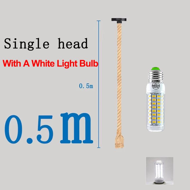 Handwoven Rope Pendant Light Fixture,Rustic E27 Bulb Base,Semi-Flush Mount,Dining Bar Kitchen Lighting,Bulb Not Included,Kitchen