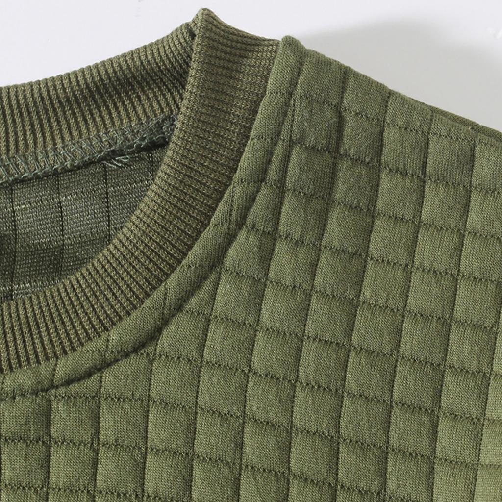 Men's Casual O-neck Loose Cotton Sweater Pullover