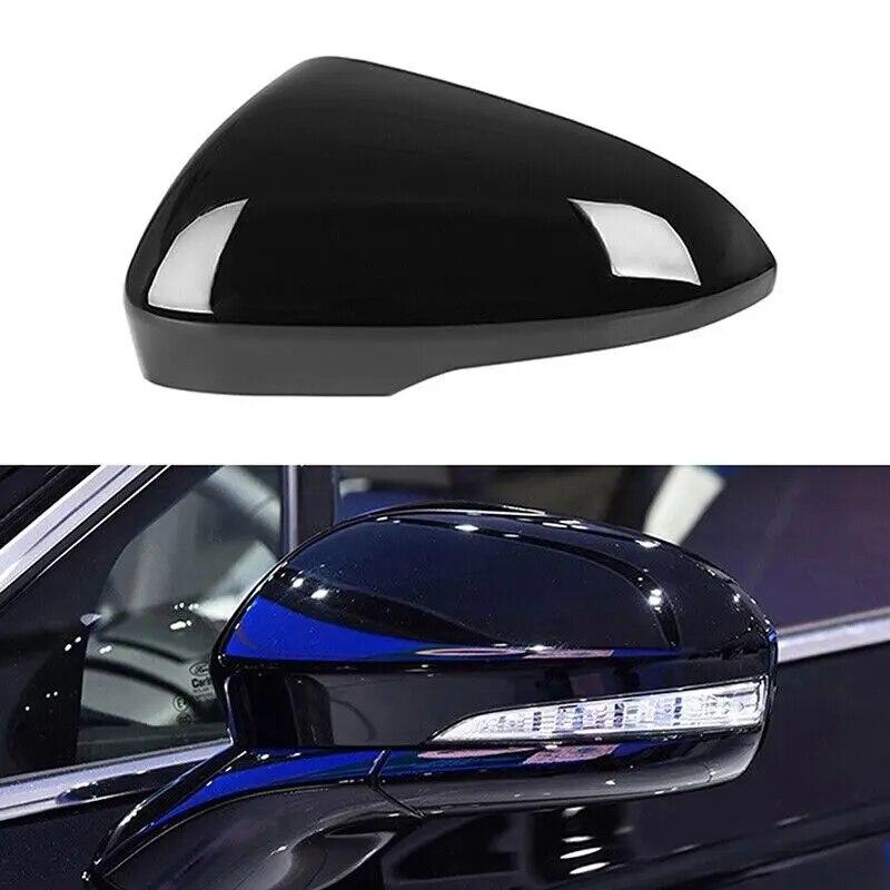 

Для США Ford Fusion 2013 2014 2015 2016 2017 2018 автомобильное боковое зеркало заднего вида глянцевая черная клипса снаружи Left