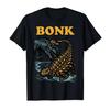 Bonk Dinosaur Funny Prehistoric Humor Design T-shirt for Men Women 100% Cotton T Shirts Short Sleeve Tops