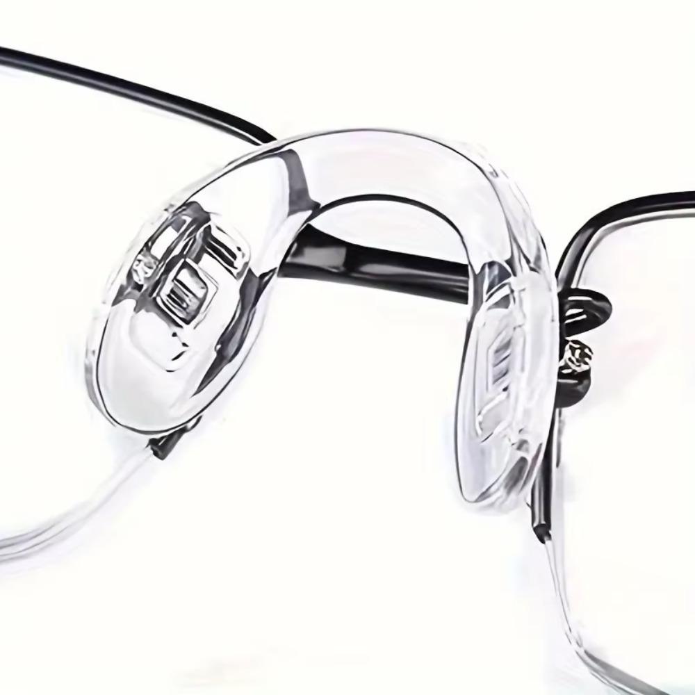 10pcs Comfortable U-Shaped Silicone Nose Pads-Repair Kits for Glasses,Non-Slip,Soft,and Breathable Accessories for Eyeglasses