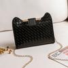 Fashion Pu Leather Mobile Phone Bag For Girls Casual Solid Color Chain Shoulder Bag For Women Gifts
