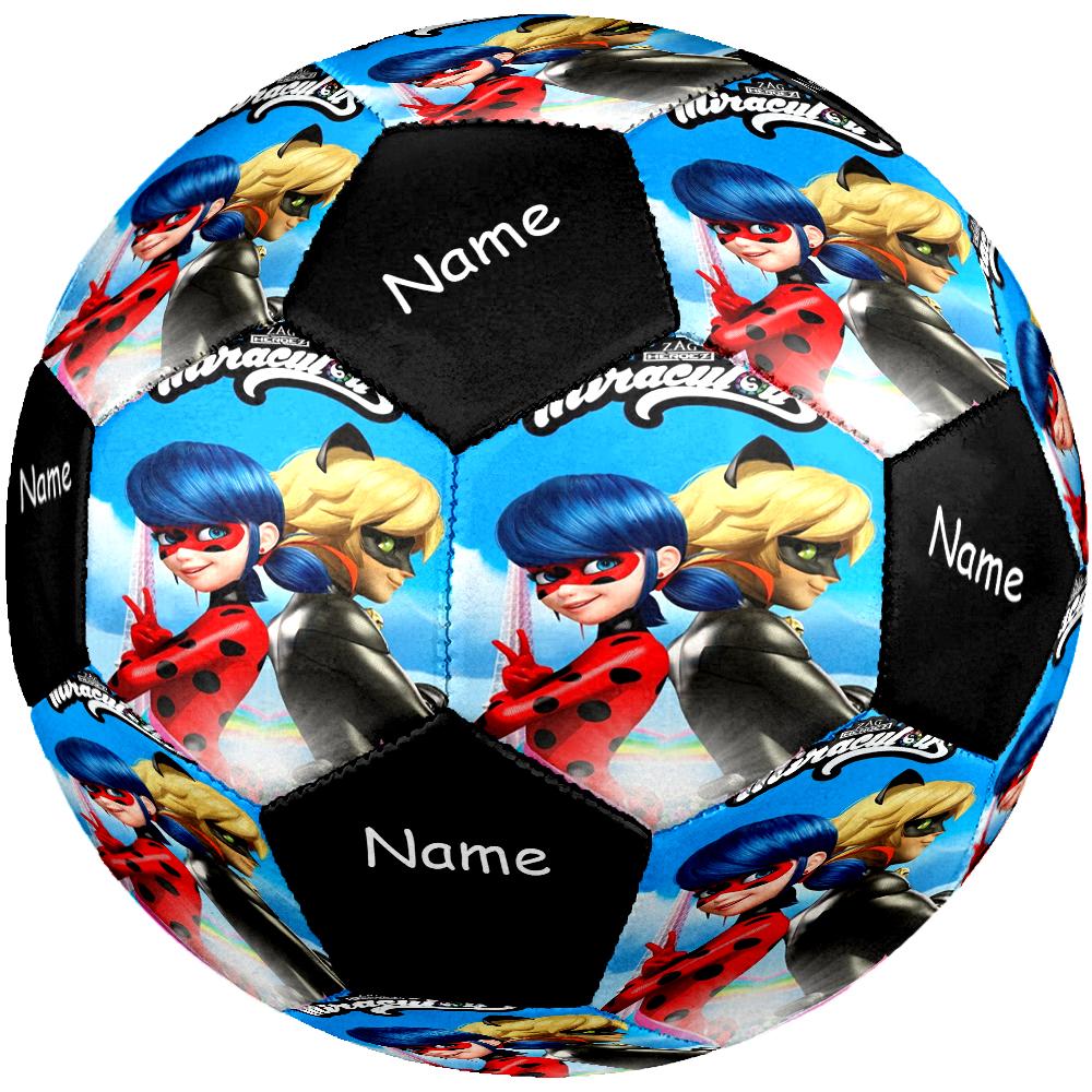 Custom Name Miraculous Theme Size 5 Soccer Ball, Suitable for Both Indoor and Outdoor Matches, a Gift Suitable for Everyone.