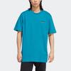 Adidas Originals Trefoil Adv Mtn Graphic Logo Crew Neck Sport Tee V1 Men Tops Teal IC2362