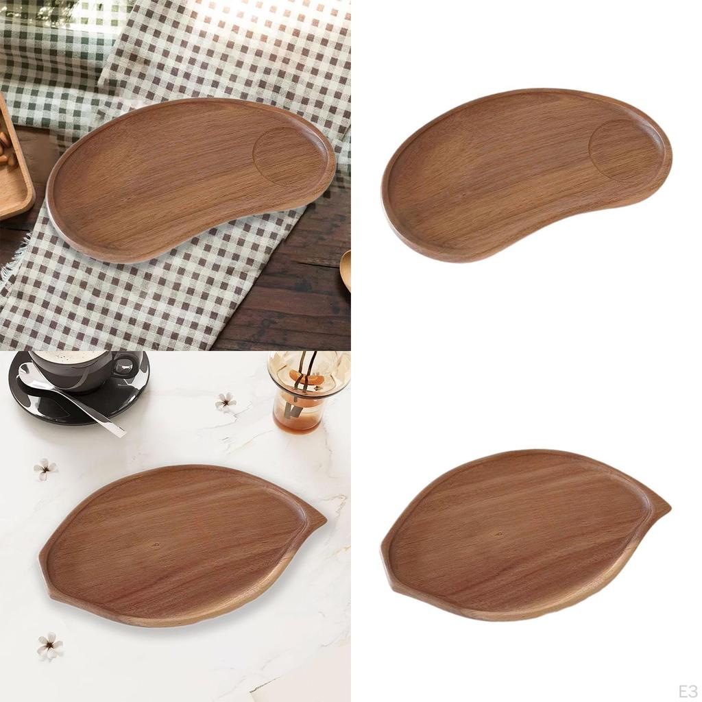Handmade Wooden Serving Platter for Entertaining Guests