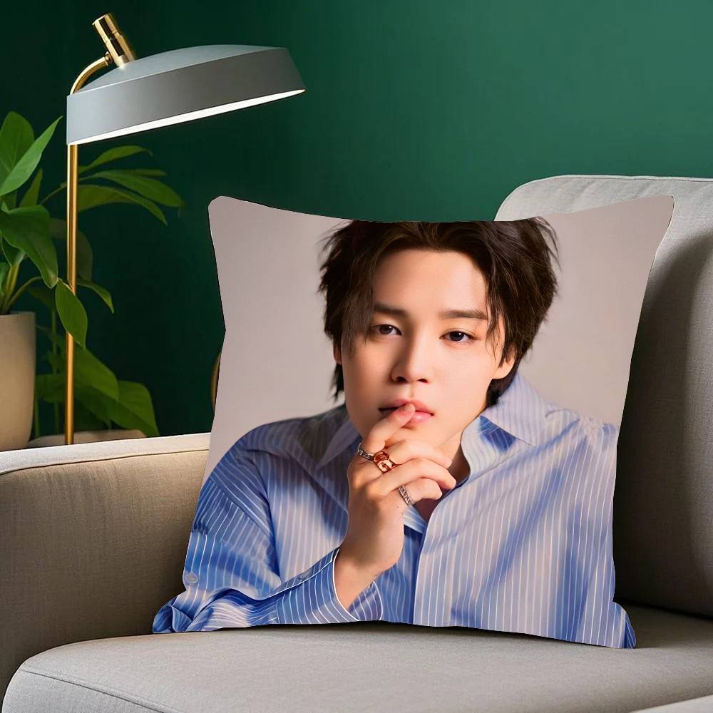 

Korean Celebrity Park JiMin Pillow Case Sofa Cushion Cover Room Home Decoration 12x12Inch