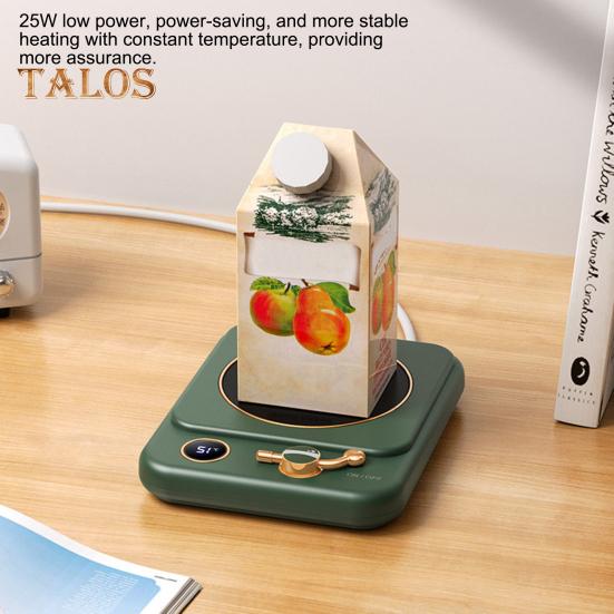 Scalda tazze da caffè elettrico Spegnimento automatico Display LED Sottobicchiere riscaldato USB Tre impostazioni di temperatura Sottobicchiere termostatico per tazze