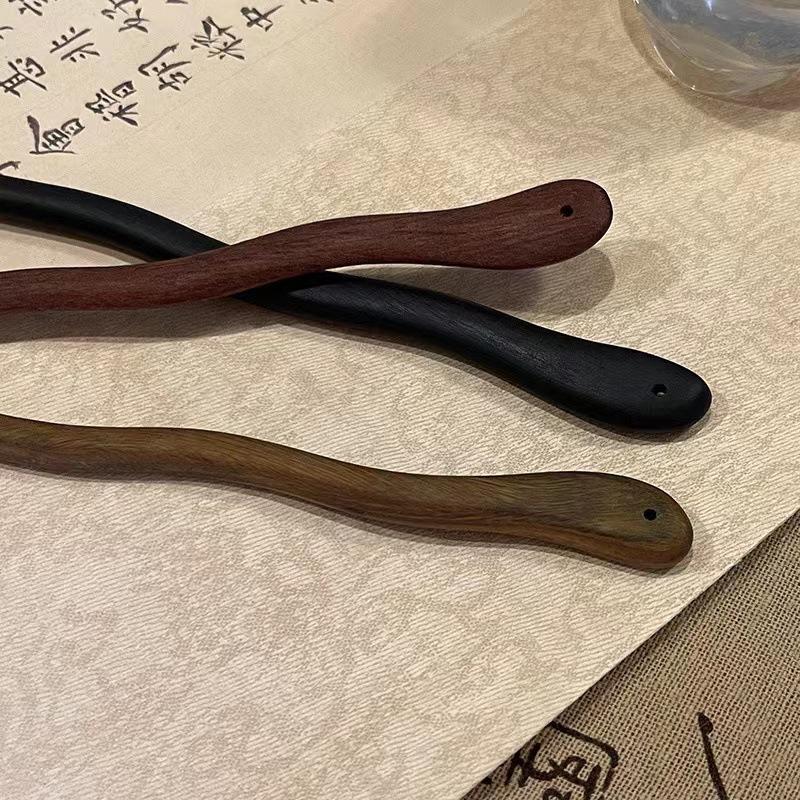 Vintage matu nūja Dabīga Sandalkoka matu sprādze Sievietēm Meitenes Matu Spraudītes Spraudītes Senatnes ķīniešu stila matu aksesuāri Rotaslietas Sievietēm