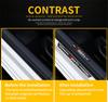 4x Universal Car Door Scuff Sill Cover Panel Step Protector Trim Carbon Fiber