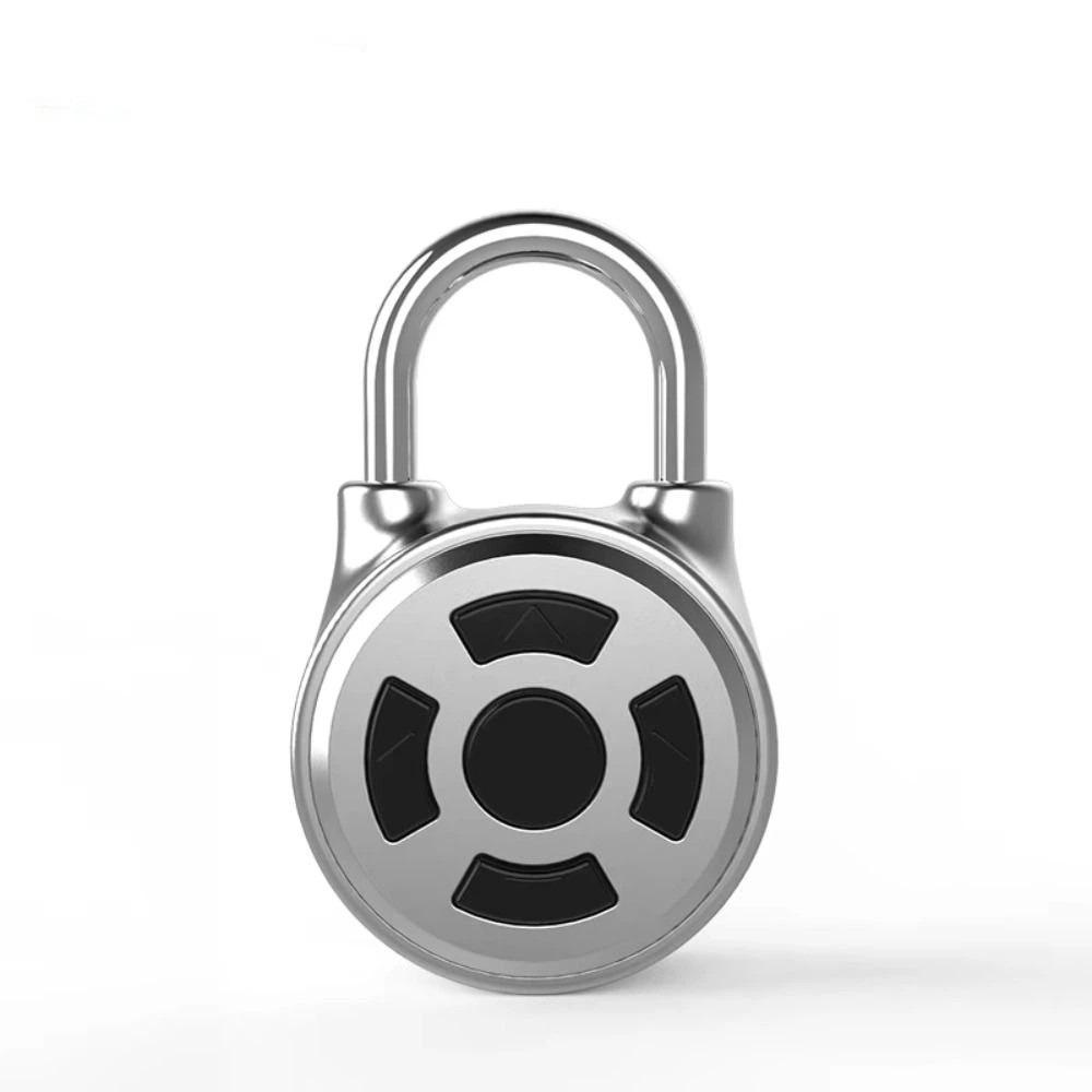 

Password Protection Smart Password Lock USB Rechargeable Lock Suitcase Security серебряный