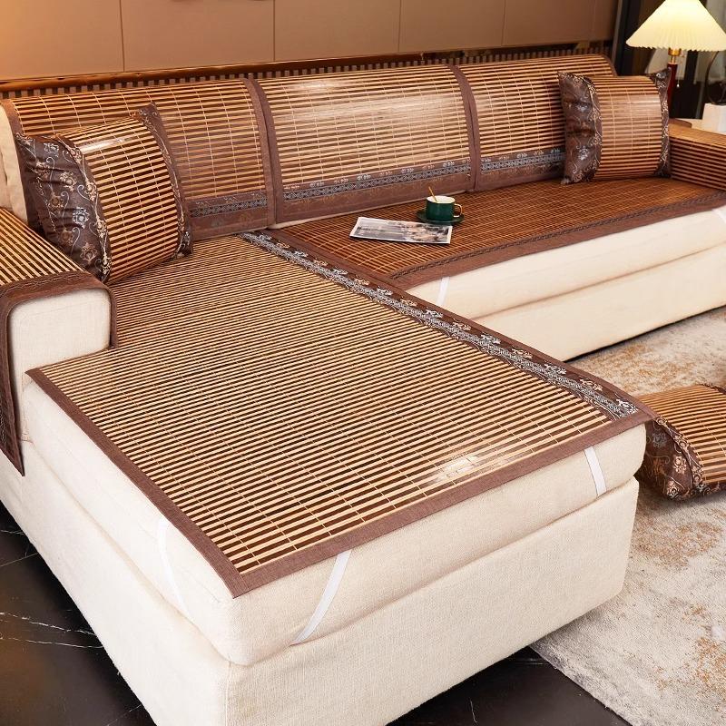 

Ротанговый бамбуковый коврик Подушка для дивана Летний бамбуковый коврик Чехол для дивана Новый Холодный и прохладный Летняя подушка для сиденья 70*70cm