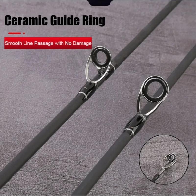 Quick-Adjust Lure Rod Small Bait Finesse System UL Spinning Casting Fishing Rod Carbon Fiber Ultralight 2 Pieces 1.68-1.8m 1-8g For Trout Fishing Rod