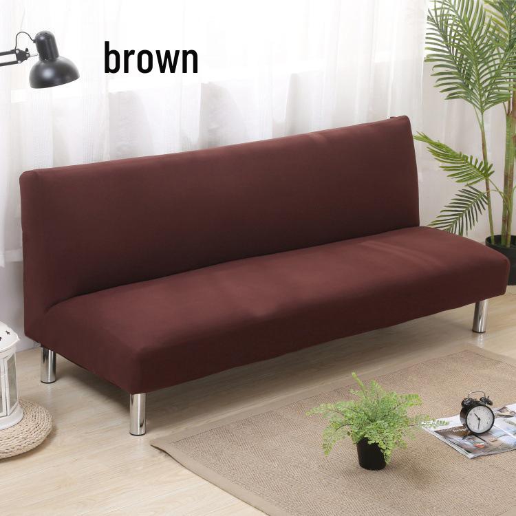 Elastic Non-Slip Printed Sofa Bed Cover Without Armrests