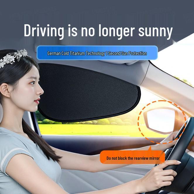 Car Side Window Sunshade Curtain: Interior Sun Protection, Heat Insulation, and Privacy for Babies.