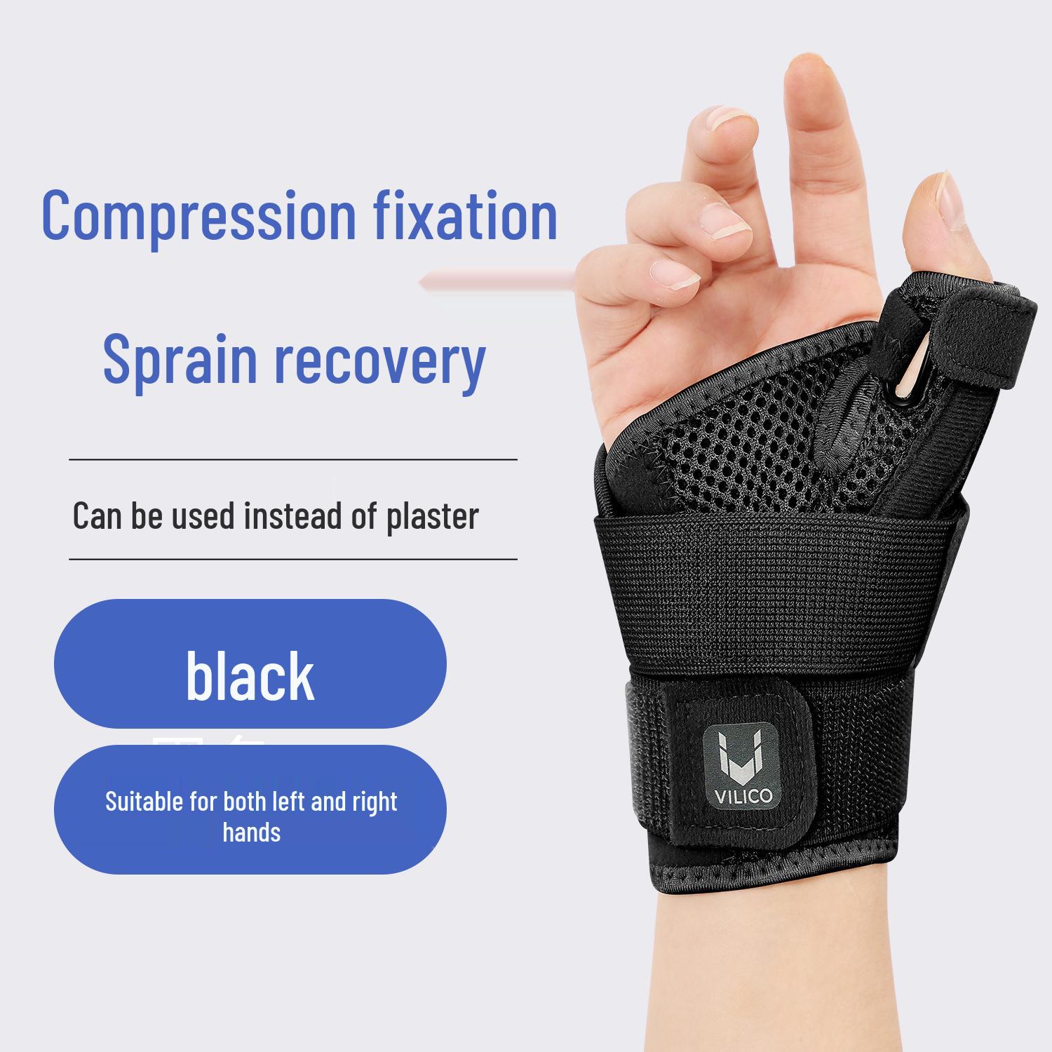 

Adjustable Aluminum Wrist Support with Thumb Support for Knuckle Tenosynovitis