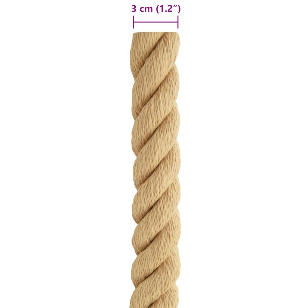 Boat Rope 50 M 3 Cm Natural PP