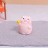 Miniatures Animal Cartoon Piggy Car Ornaments  Car Interior Supplies