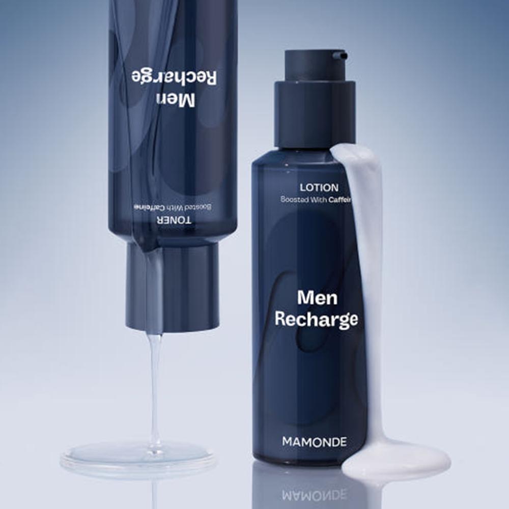 Mamonde Men Recharging Toner 180ml + Lotion 150ml + Toner 25ml + Lotion 25ml