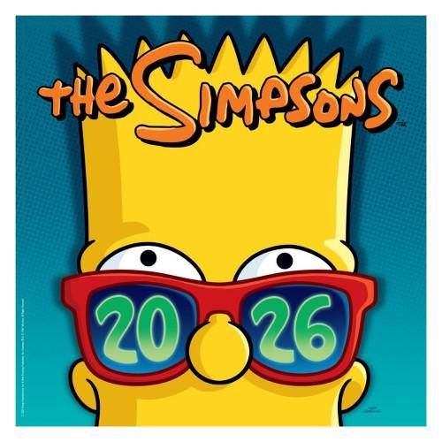 The Simpsons 2026 Square Wall Calendar