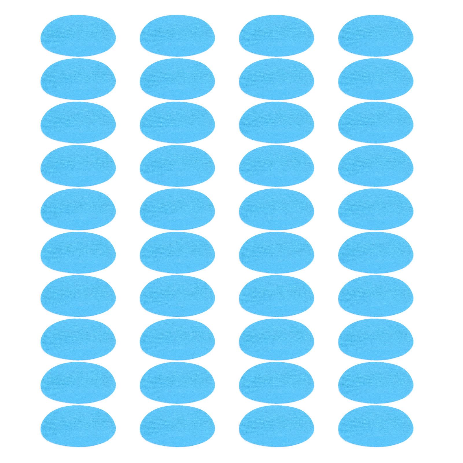 

40 шт. водостойкие и устойчивые к поту клейкие накладки для датчиков, дышащая лента для фиксации датчиков Blue