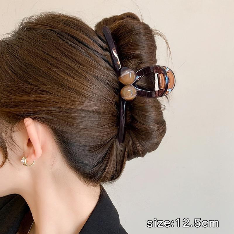 2025 Elegant Large Hair Clip for Women - Chic Shark Design for Thick Hair
